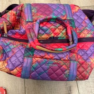 MZ Wallace Morgan Duffle Aura | NWT | Quilted Travel Gym Bag
